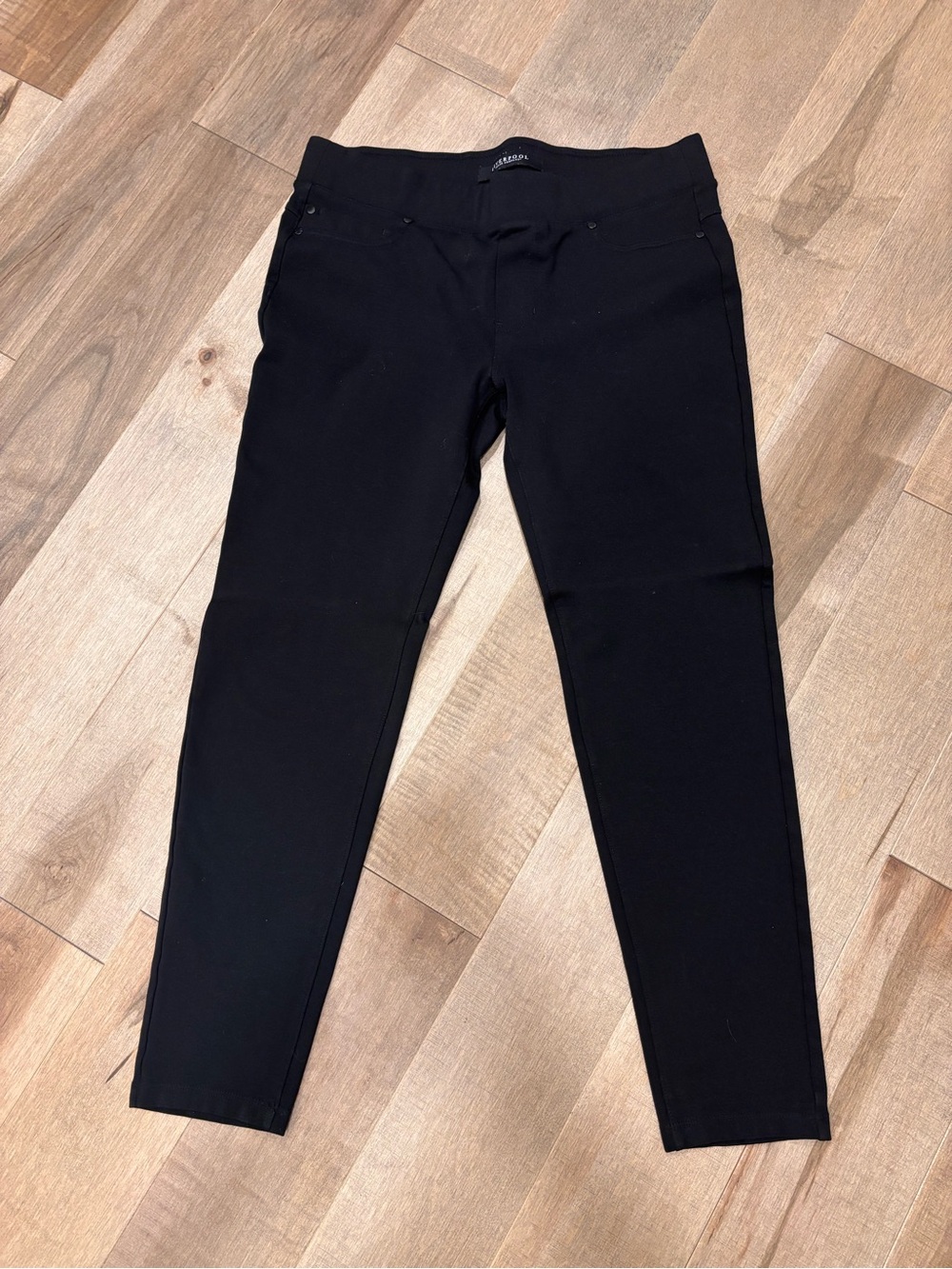 Liverpool Jeans Company Black Ponte Slim Pants
